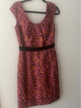 Designer sz 12 Lela Rose Scoop Back Cocktail Dress